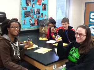 CAHS Chemistry Class Builds Molecular Models