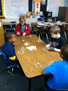 Dye 2nd Graders Use Marshmallows to Learn Geometry
