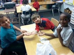 Dye 2nd Graders Use Marshmallows to Learn Geometry