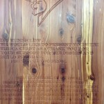 Students in the CA High School’s first Design and Build class Produce a Plaque