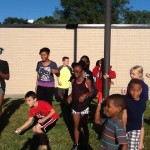 Camp Adventure has a Snowball Fight