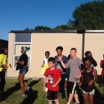 Camp Adventure has a Snowball Fight