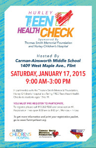 Hurley Health Check Flyer 2015