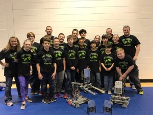All kids with 2 robots