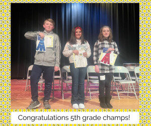 Congratulations Spellers 5 - 1